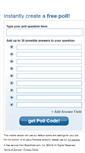 Mobile Screenshot of pollcode.com